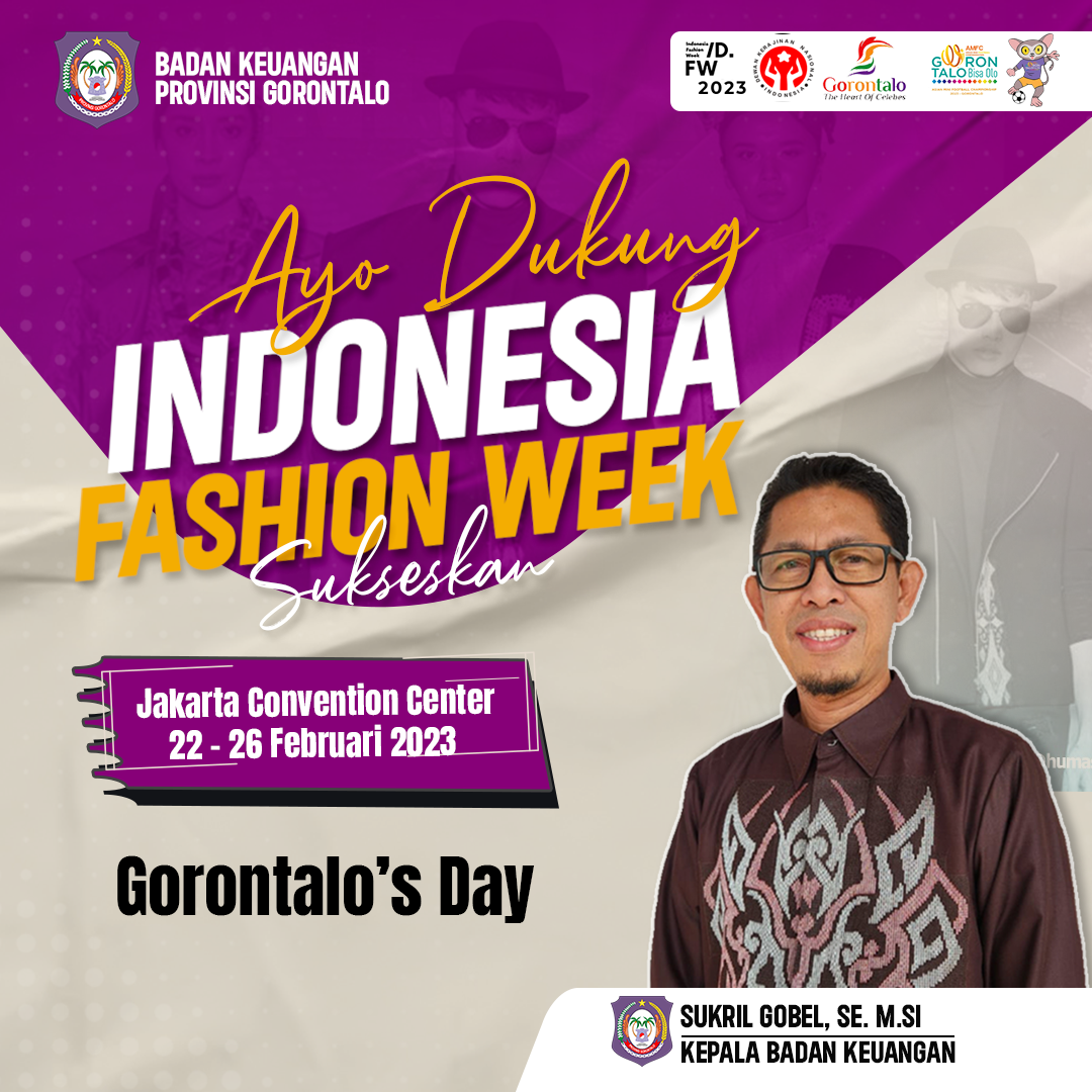 Ayo Dukung Gorontalo Di Indonesia Fashion Week 2023